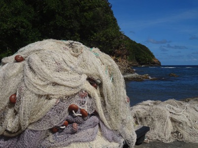 A few fishing nets A few fishing nets